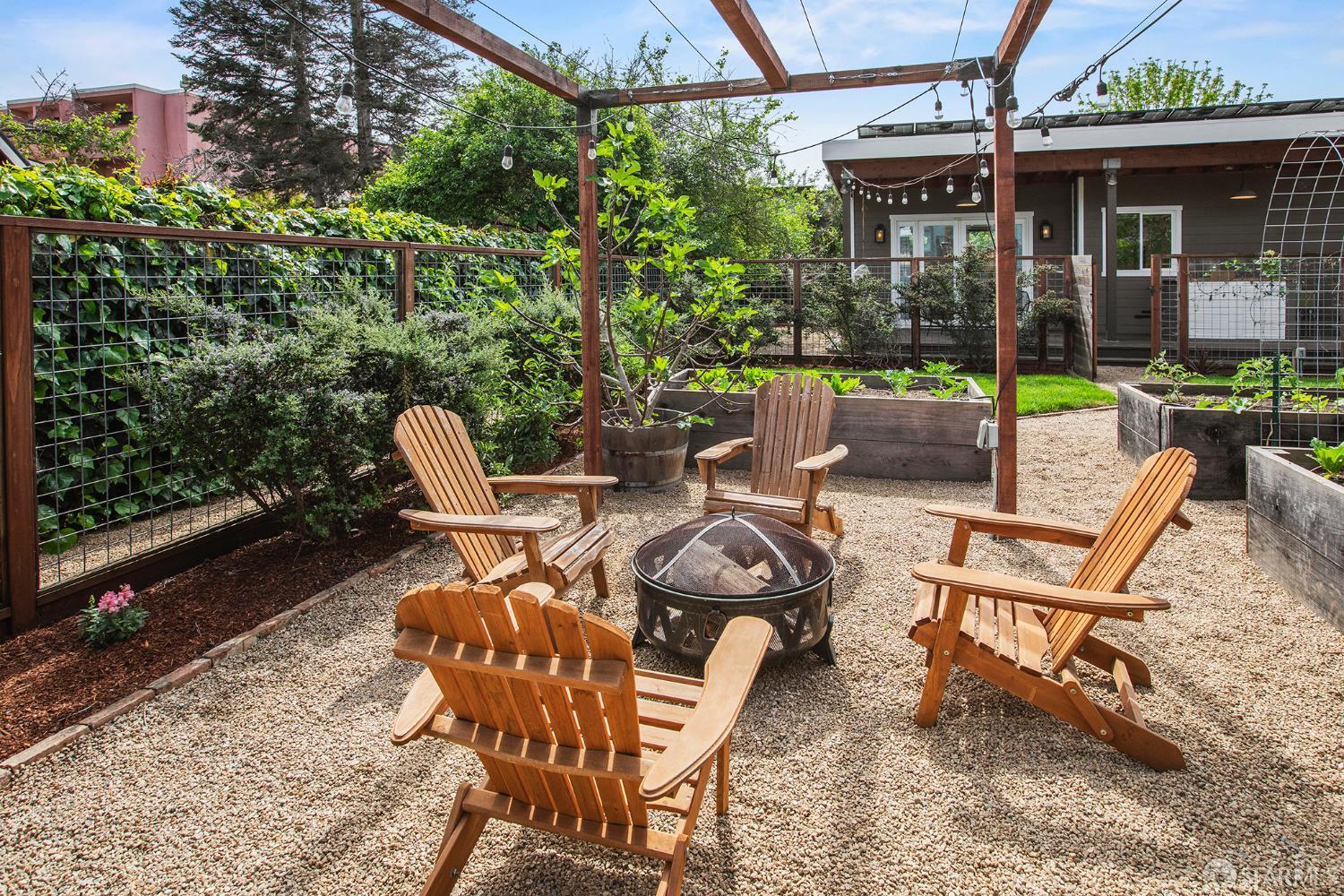 1610 Oregon Street Berkeley, CA 94703 - Photo 49 of 68 a view of a backyard with sitting area