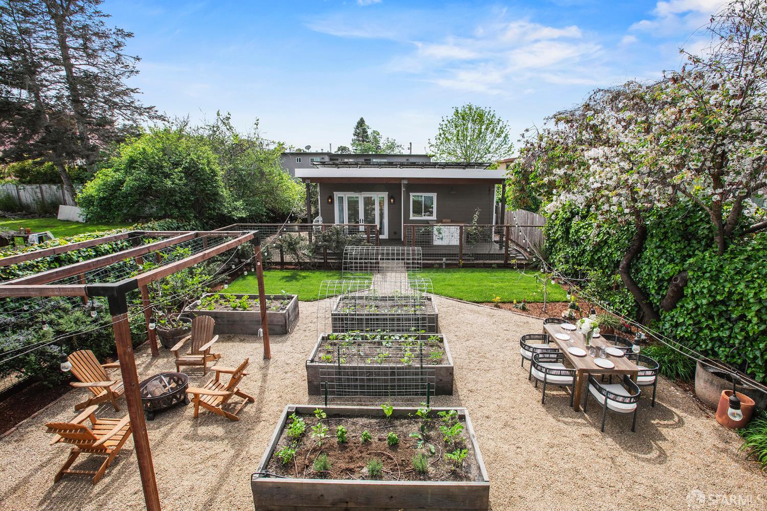 1610 Oregon Street Berkeley, CA 94703 - Photo 60 of 68 a view of a yard with furniture