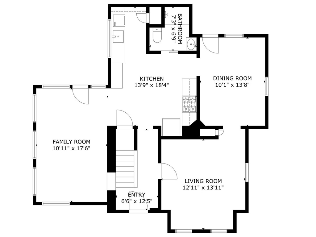 51 Denmark Avenue Milton, MA 02186 - Photo 17 of 18 a picture of floor plan