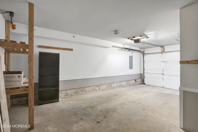 a view of a room with an empty space