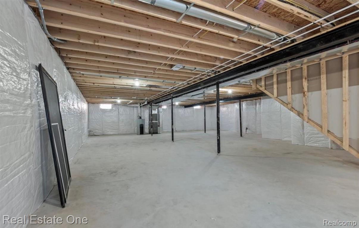 5636 Paris Street Sterling Heights, MI 48310 - Photo 27 of 37 Unfinished below grade area with heating unit
