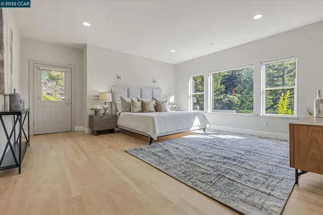 a living room with couch and a window