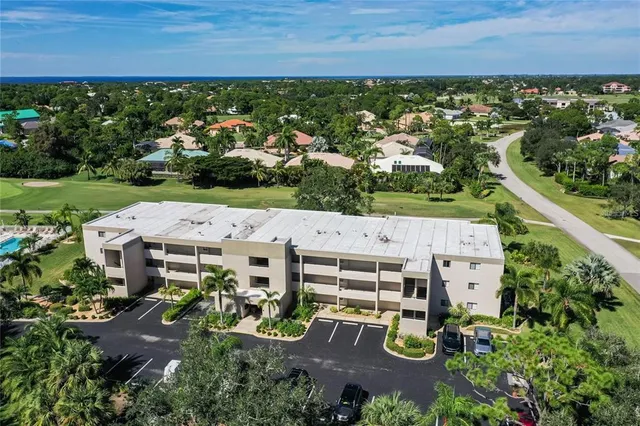 a view of a lake next to a building