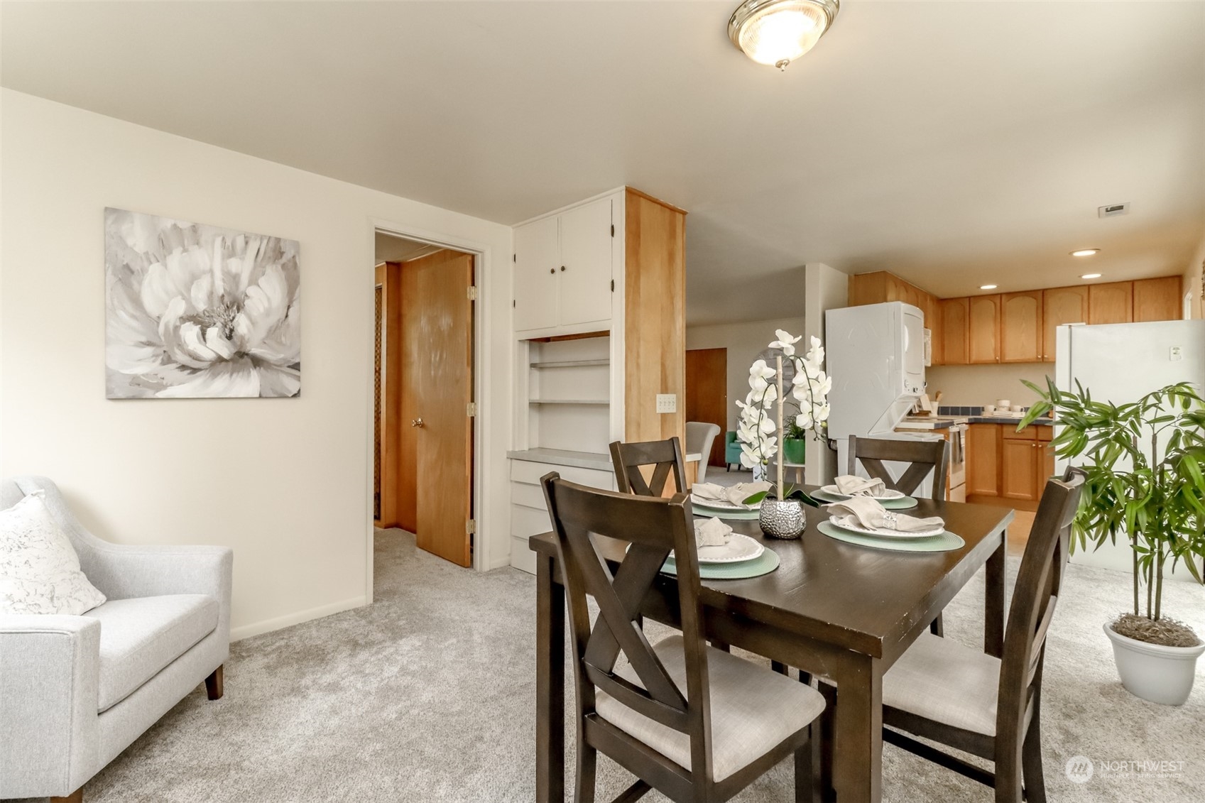 3401 Northeast 10th Street Renton, WA 98056 - Photo 7 of 25 a view of a dining room with furniture