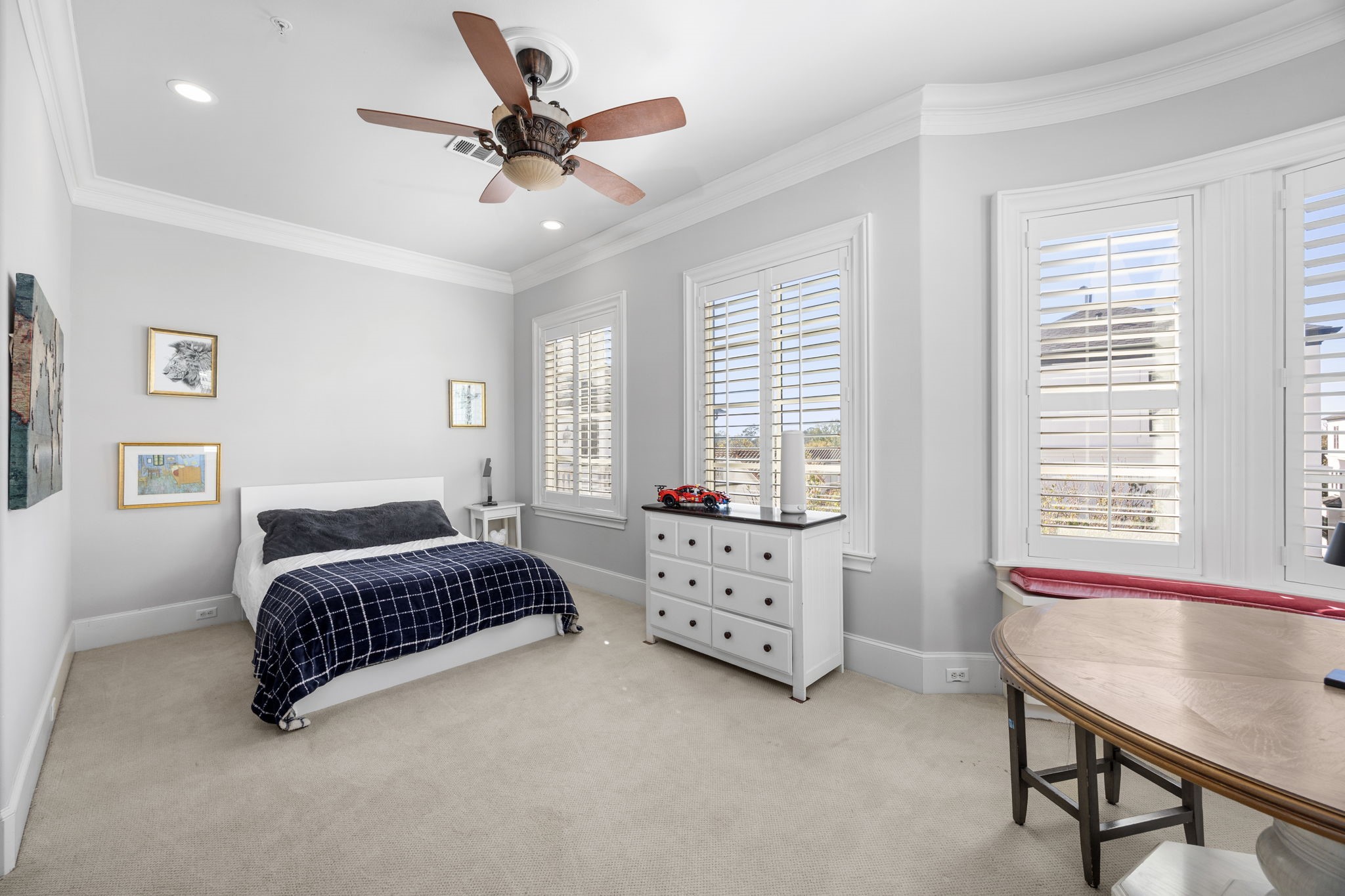 1723 Sunset Boulevard Houston, TX 77005 - Photo 37 of 50 This fourth-floor bedroom feels bright and welcoming, offering a private bath just outside the door.