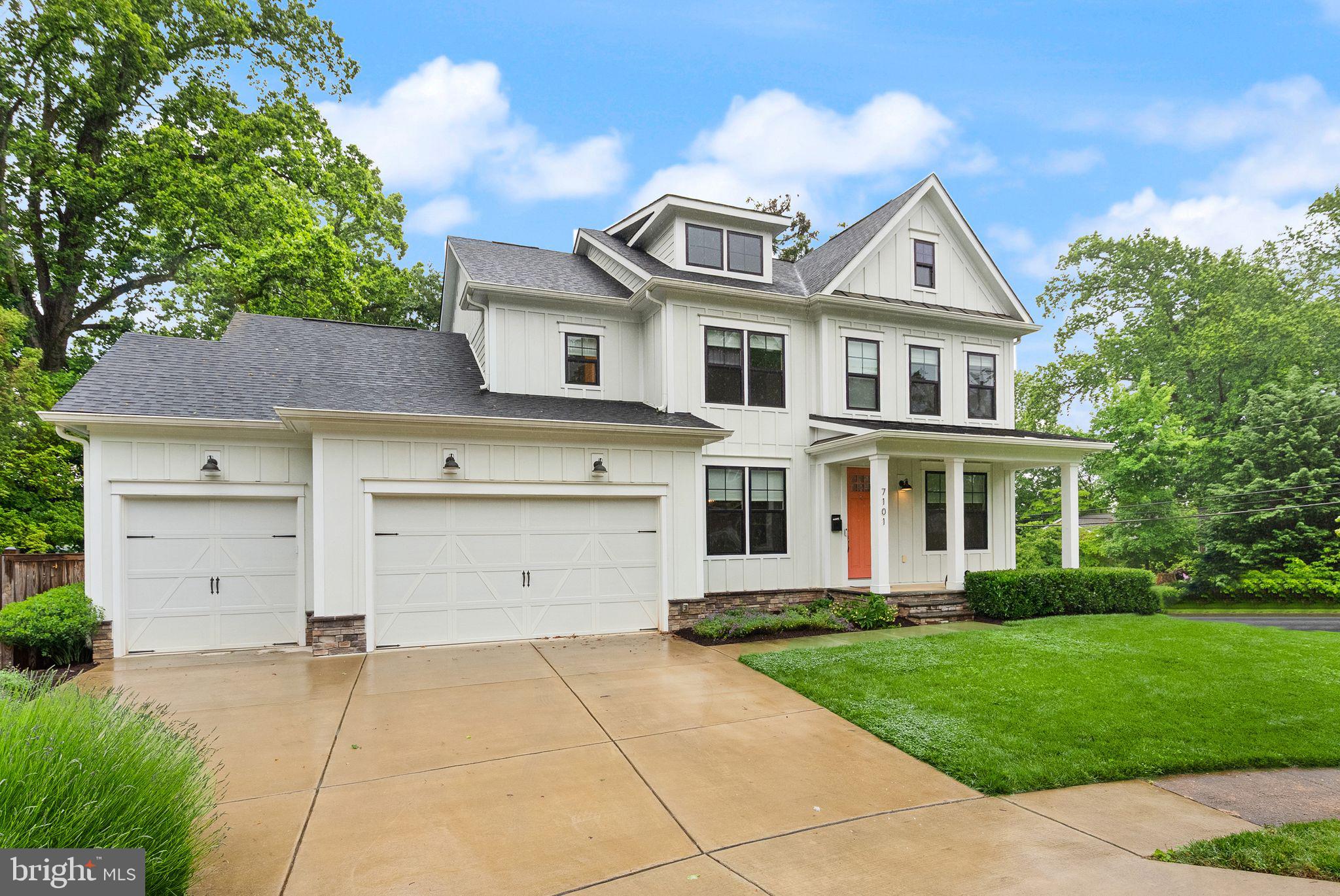 7101 27th Road North Arlington, VA 22213 - Photo 5 of 51 Oversized 3 car garage. Professional landscaping