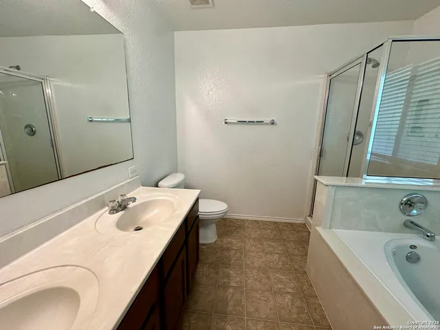 a bathroom with a sink and a tub