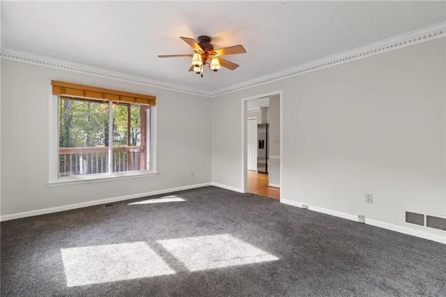 a view of livingroom with window