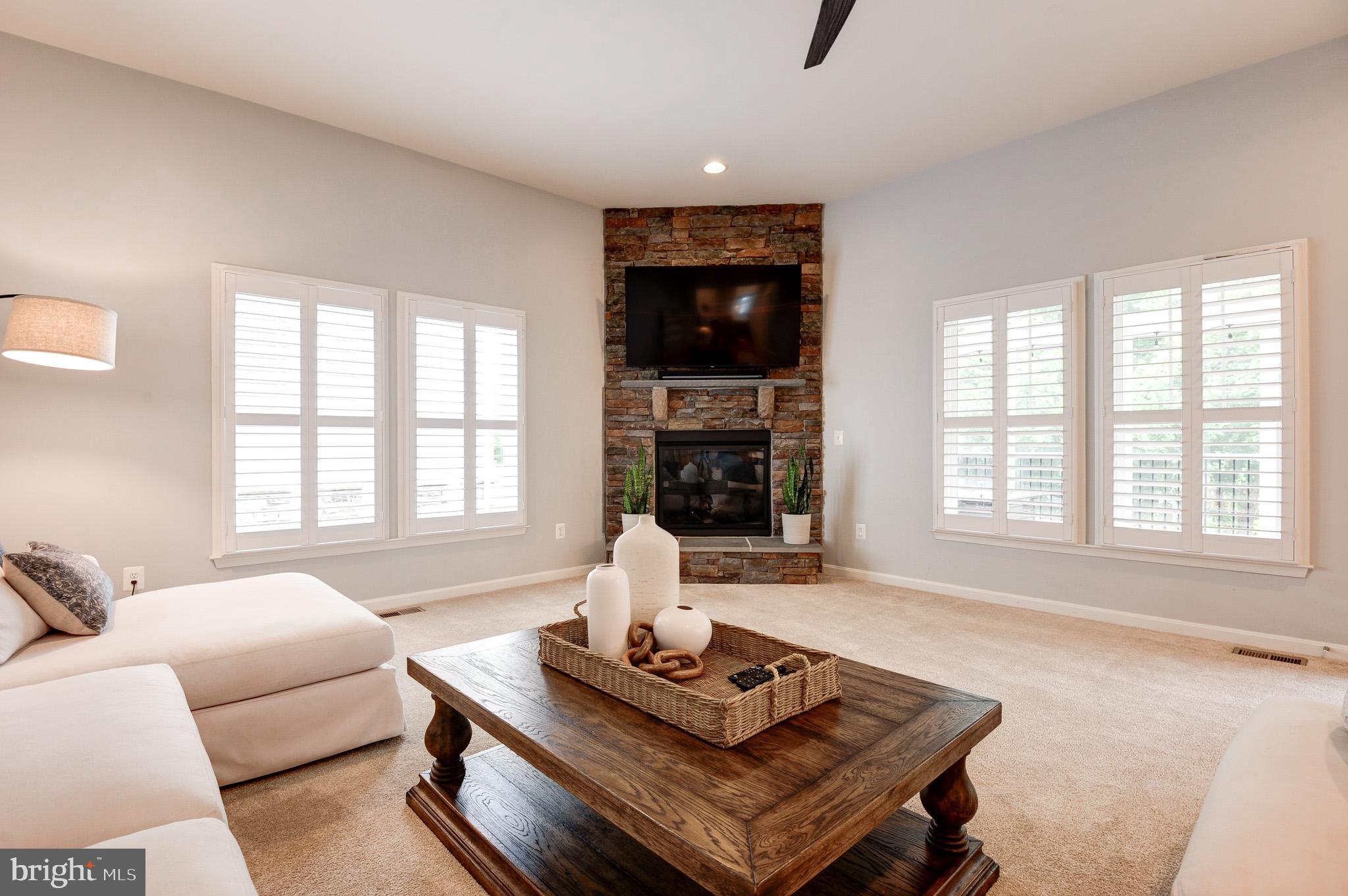 23372 Minerva Drive Brambleton, VA 20148 - Photo 17 of 61 a living room with furniture and a flat screen tv