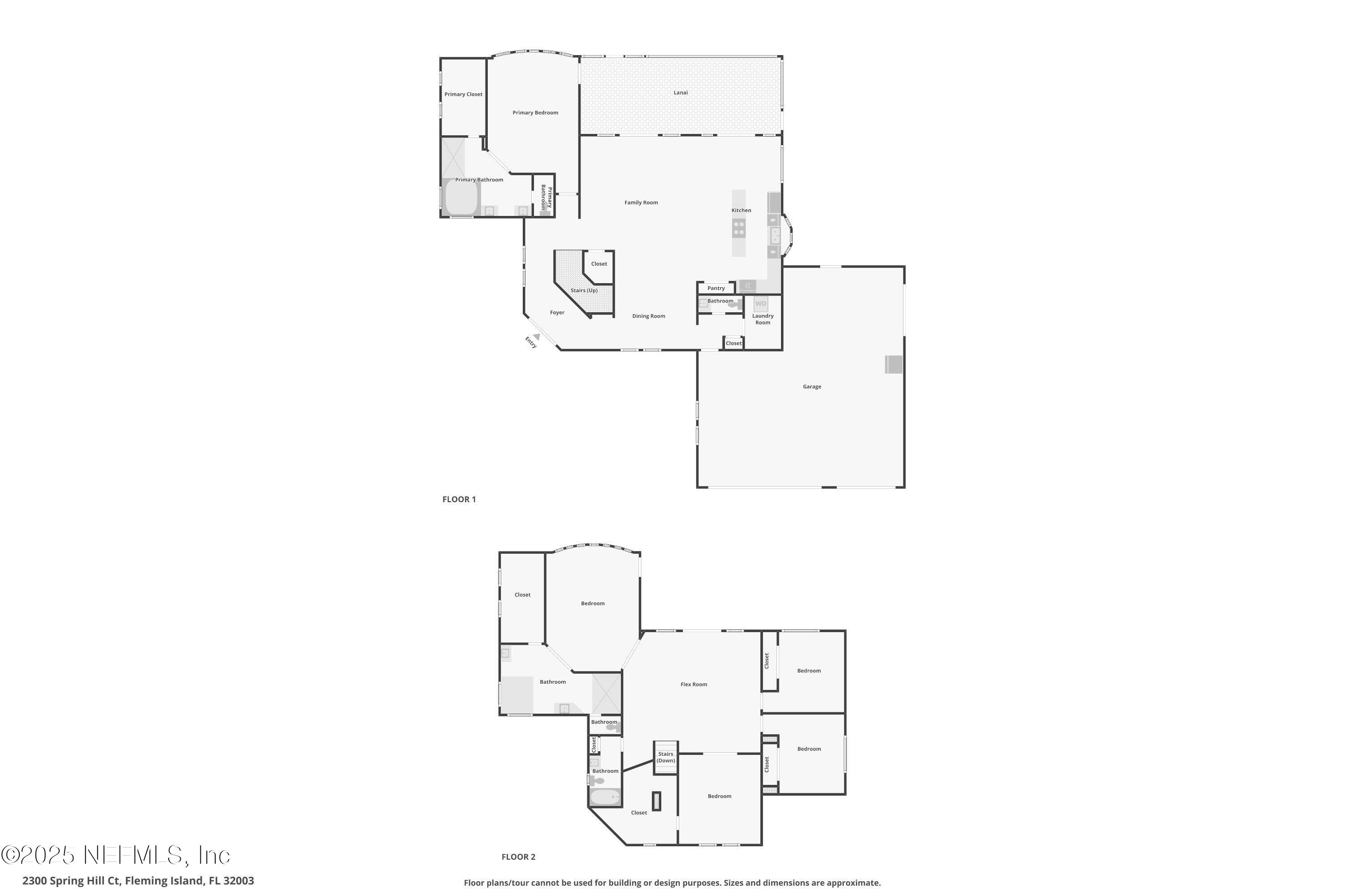 2300 Spring Hill Court Fleming Island, FL 32003 - Photo 45 of 45 a picture of floor plan