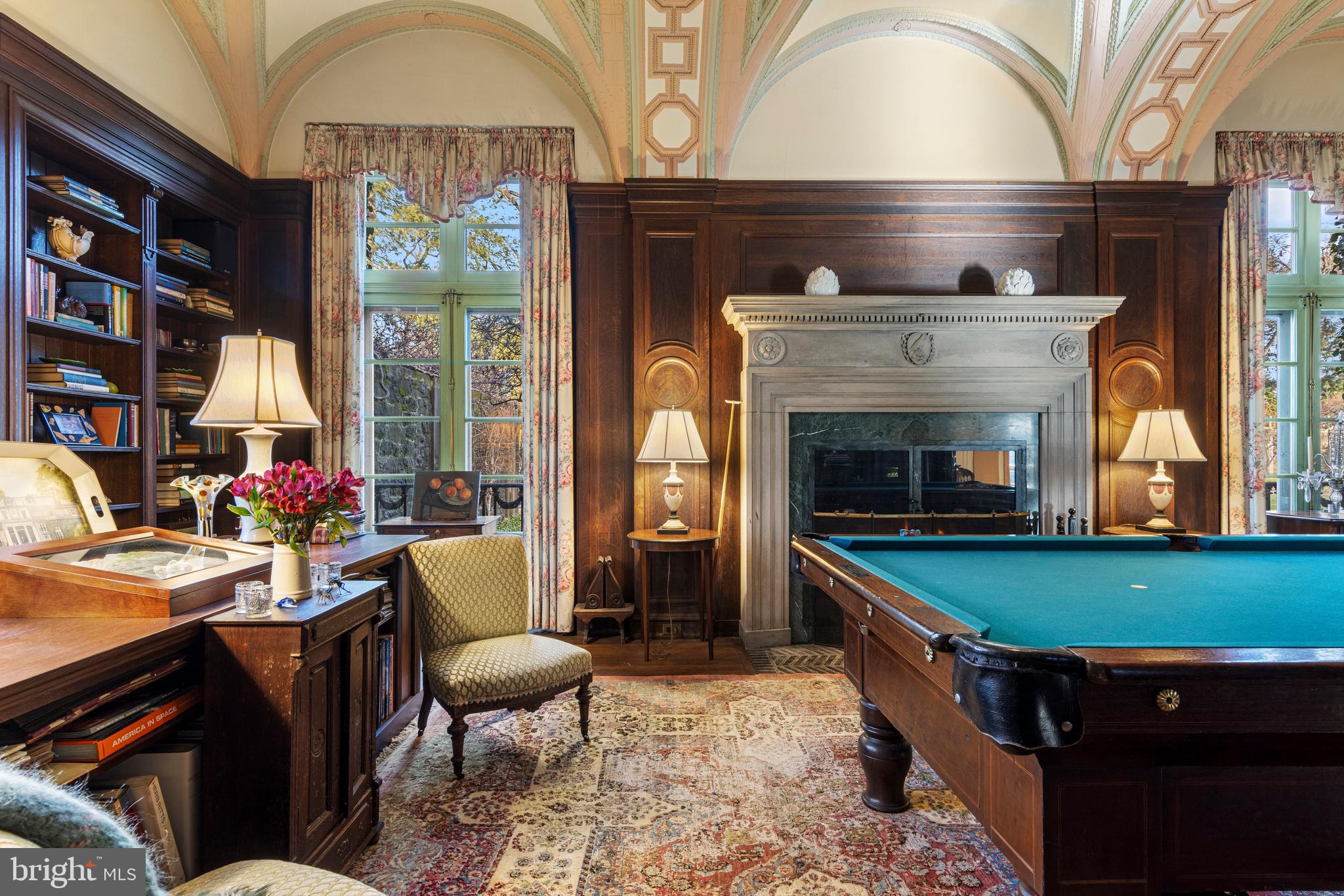 745 Newtown Road Villanova, PA 19085 - Photo 5 of 29 Library & Billiard Room