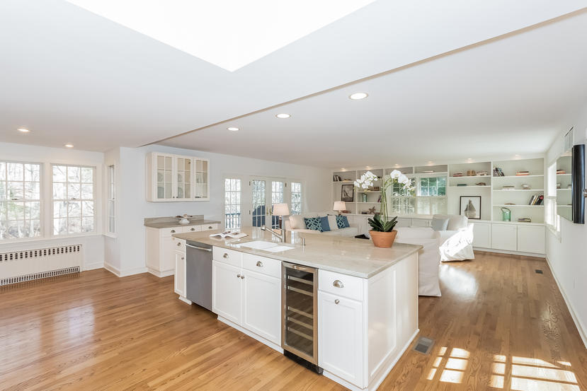 8 Little Brook Road Rowayton, CT 06853 - Photo 3 of 20 a open kitchen with stainless steel appliances granite countertop a lot of counter space and wooden floors