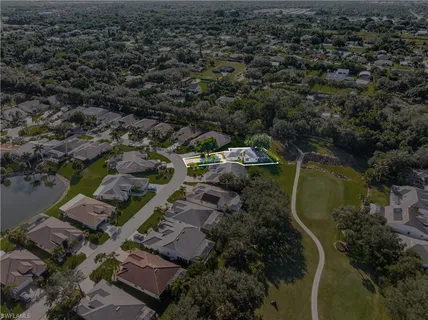 an aerial view of residential building with outdoor space