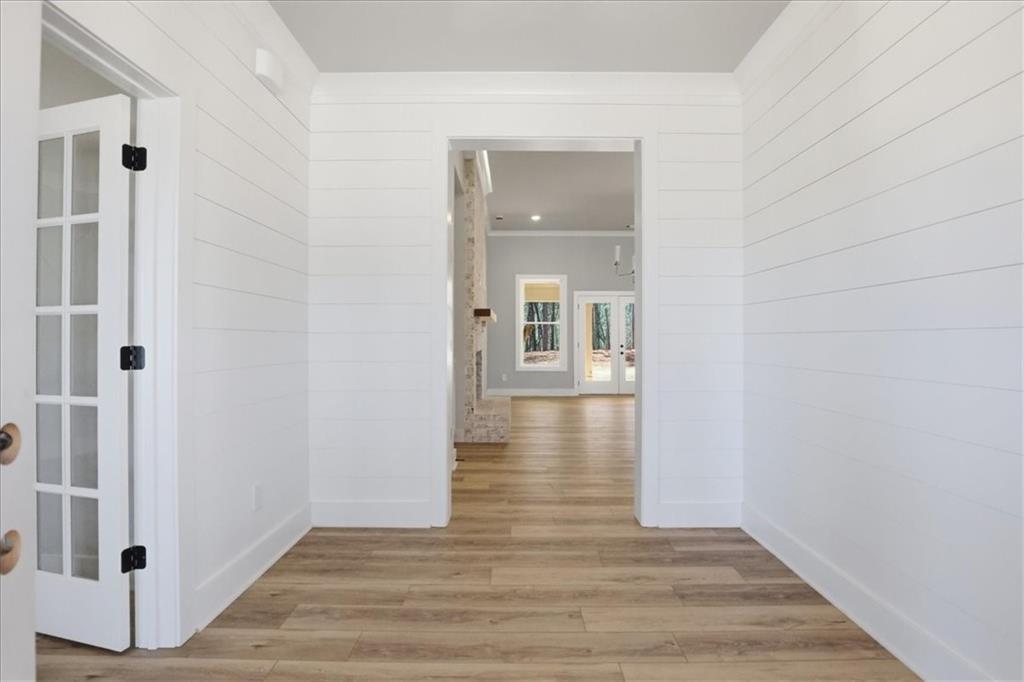 196 Red June Lane Clarkesville, GA 30523 - Photo 5 of 69 a view of interior space with wooden floor and staircase