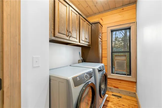 a bathroom with a bathtub and sink