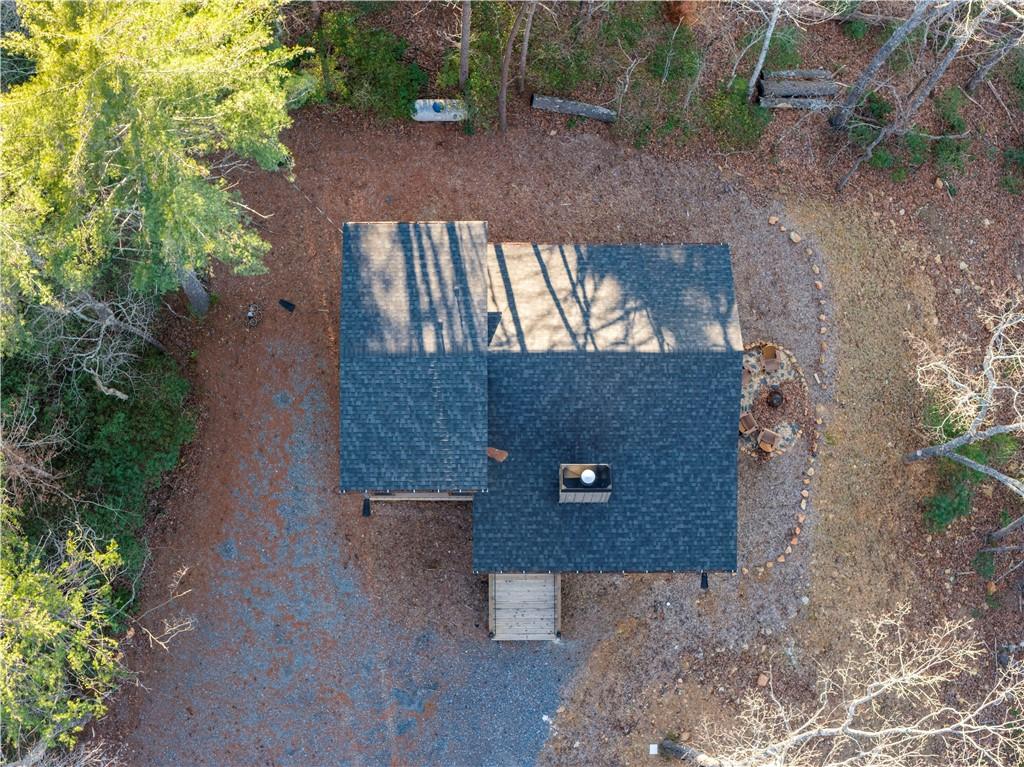 447 Pig Trail Cherry Log, GA 30522 - Photo 63 of 71 an aerial view of a house with a yard