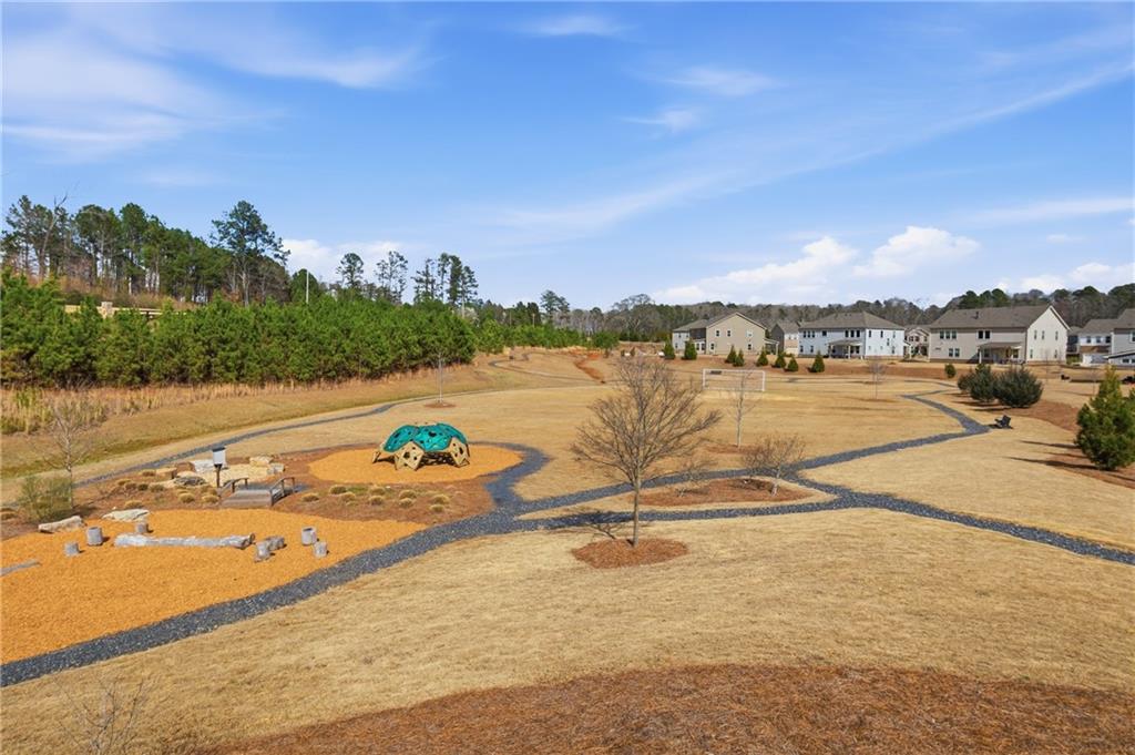 8820 Shipton Circle Ball Ground, GA 30107 - Photo 36 of 40 a view of a lake with a mountain