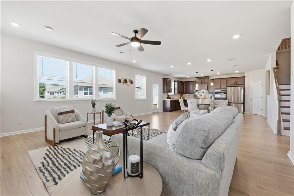 8820 Shipton Circle Ball Ground, GA 30107 - Photo 8 of 40 a living room with furniture