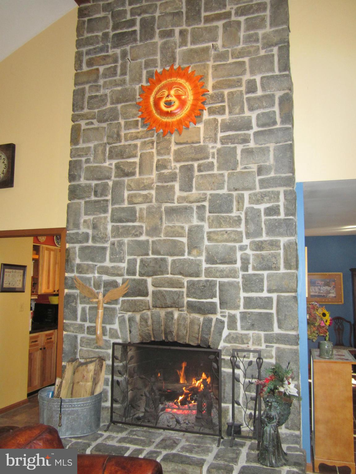 2812 Anderson Road White Hall, MD 21161 - Photo 5 of 30 LR Wood burning Stone Fireplace