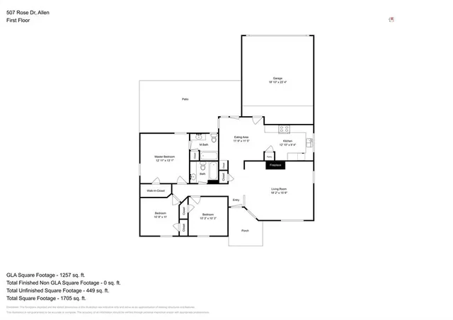 $2,145 | 507 Rose Drive, Allen, TX 75002