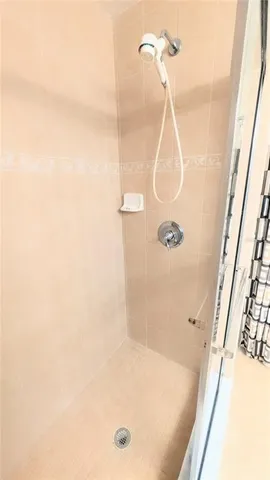 a bathroom with a tub