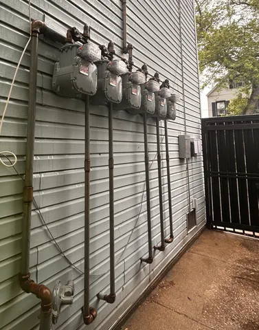 a view of a house with a street