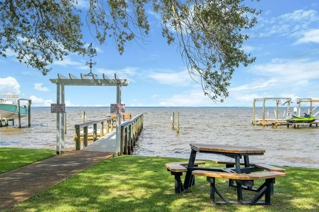 a view of ocean from a balcony