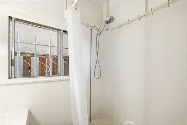 a view of a walk in closet