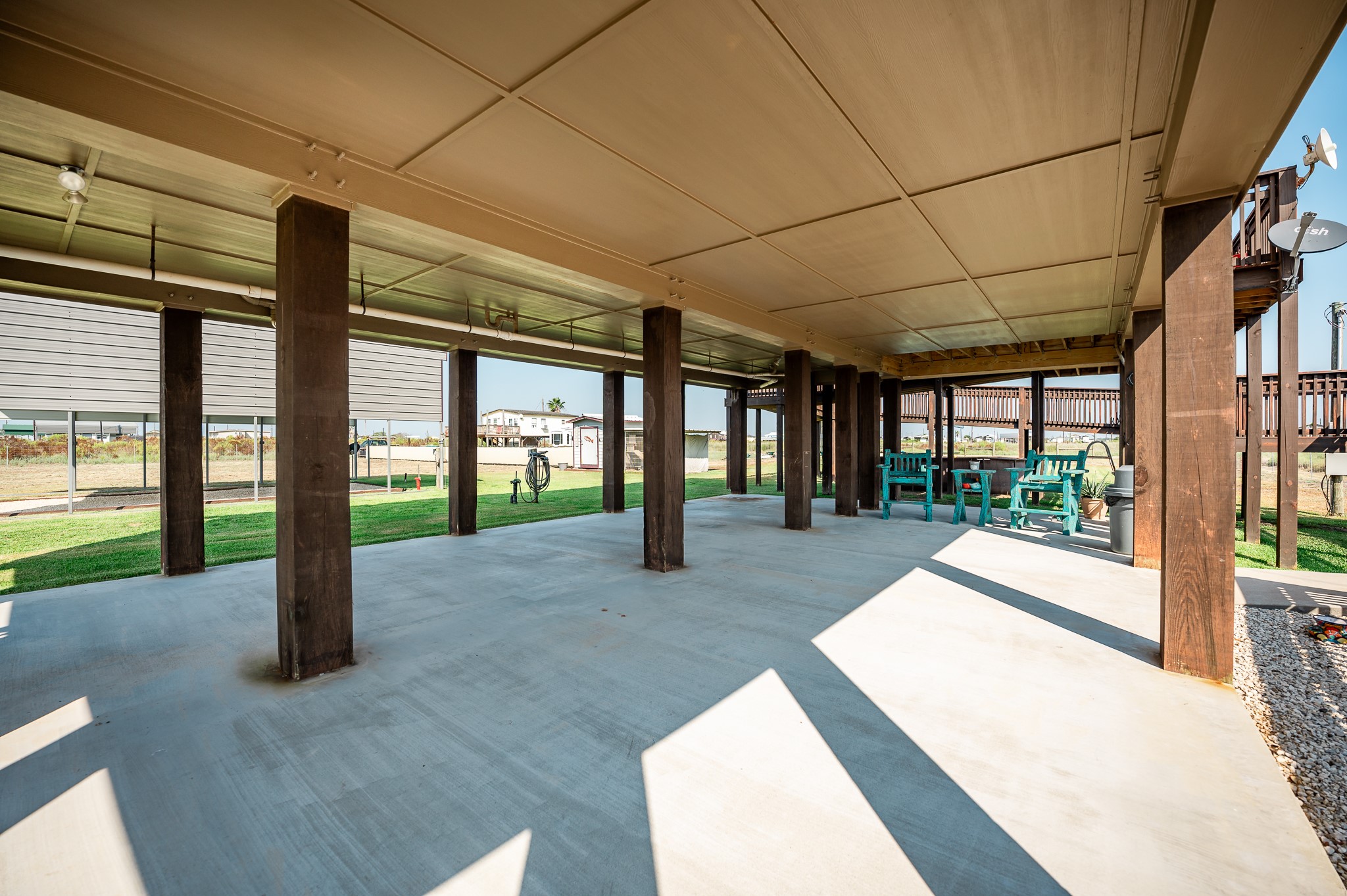 172 Curlew Street Sargent, TX 77414 - Photo 17 of 24 a lobby with furniture and large window