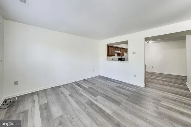 wooden floor in a room
