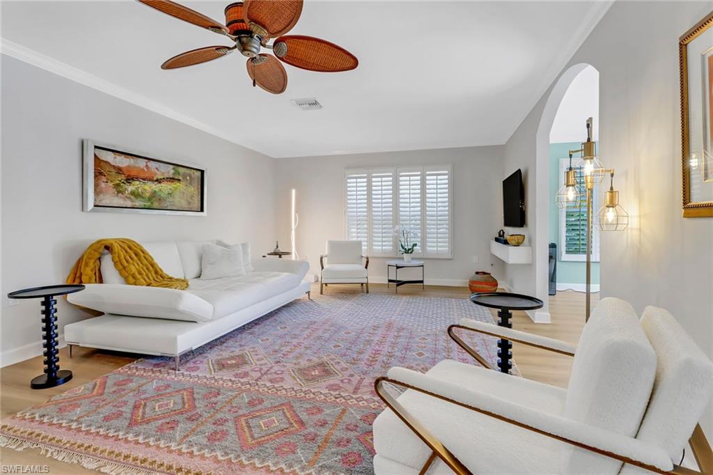 14 Rivard Road, Unit 7 Naples, FL 34112 - Photo 3 of 26 Stylish Living Room with designer furniture