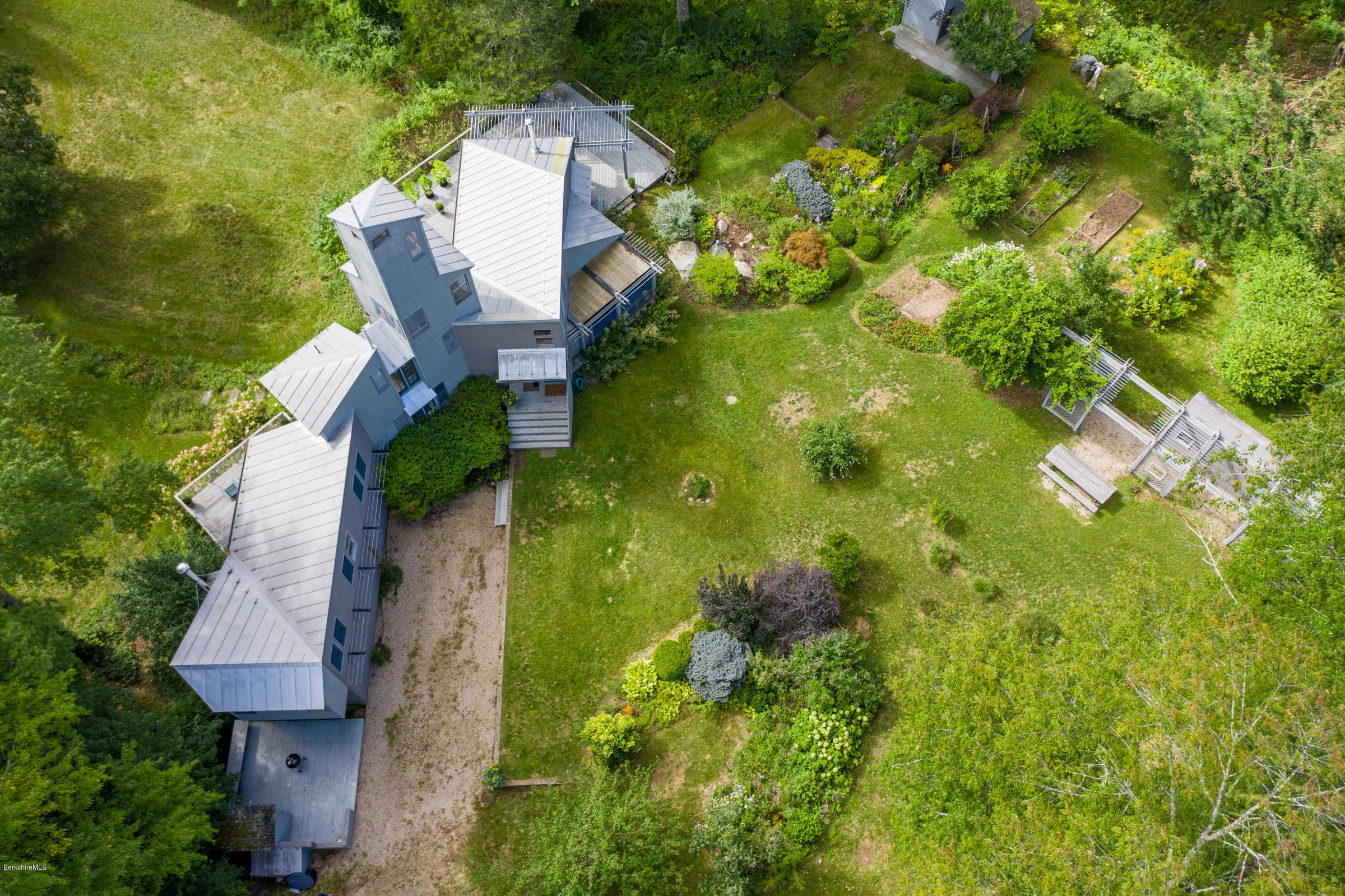 132 Bull Hill Road Sheffield, MA 01257 - Photo 64 of 72 62 Garden Overview 2