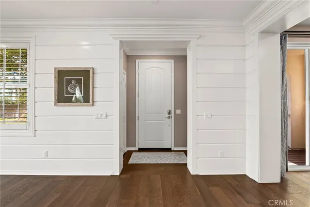 a view of front door