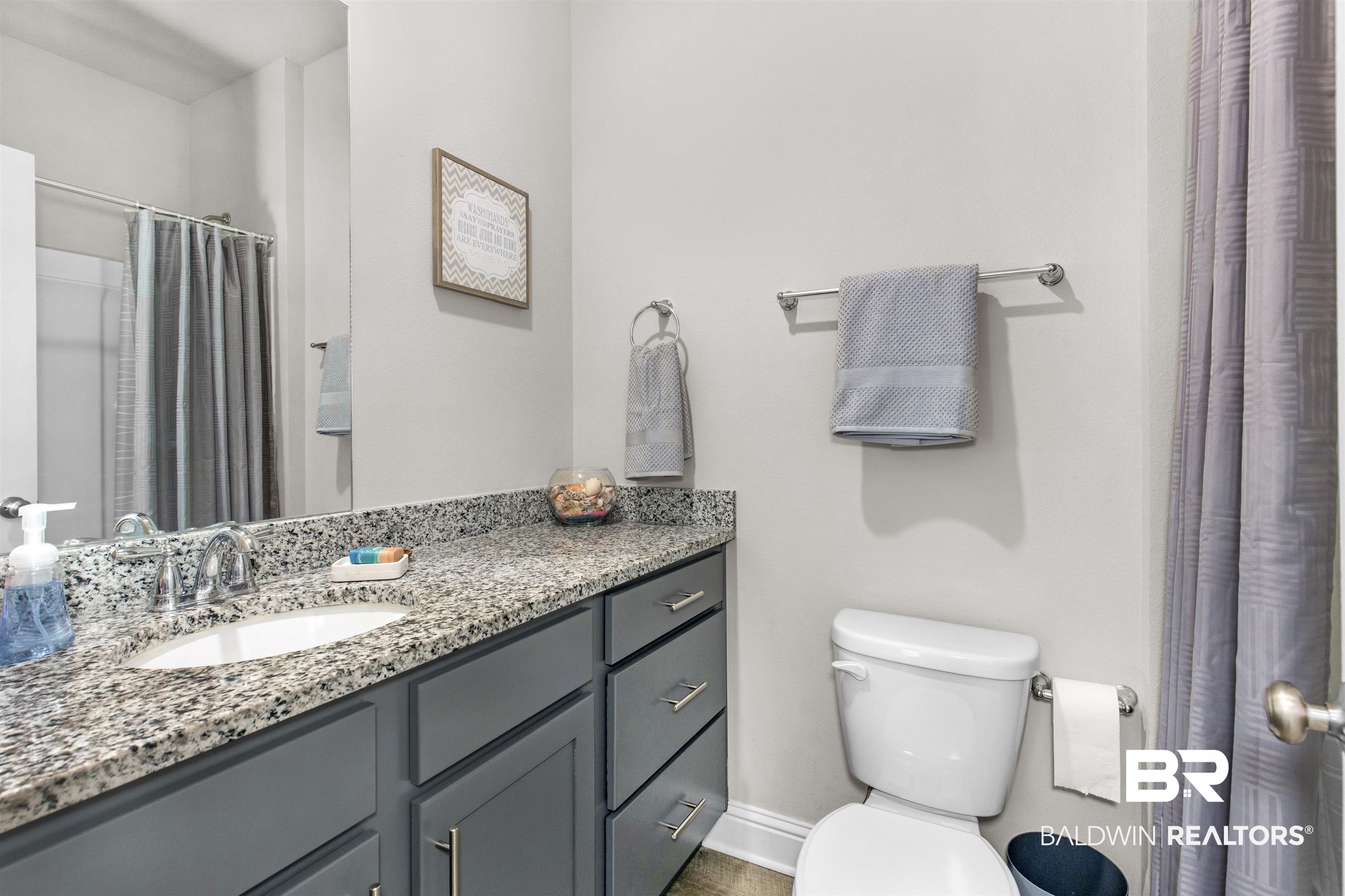 2345 Laurel Street Semmes, AL 36575 - Photo 18 of 31 Bathroom with vanity and curtained shower