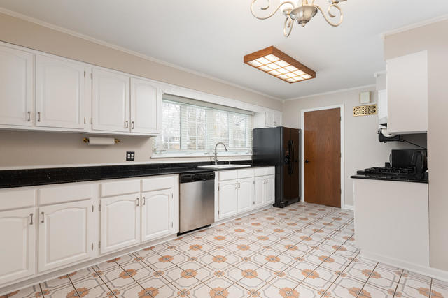 S477 Winfield Road Winfield, IL 60190 - Photo 20 of 29 a kitchen with stainless steel appliances granite countertop a refrigerator sink and cabinets