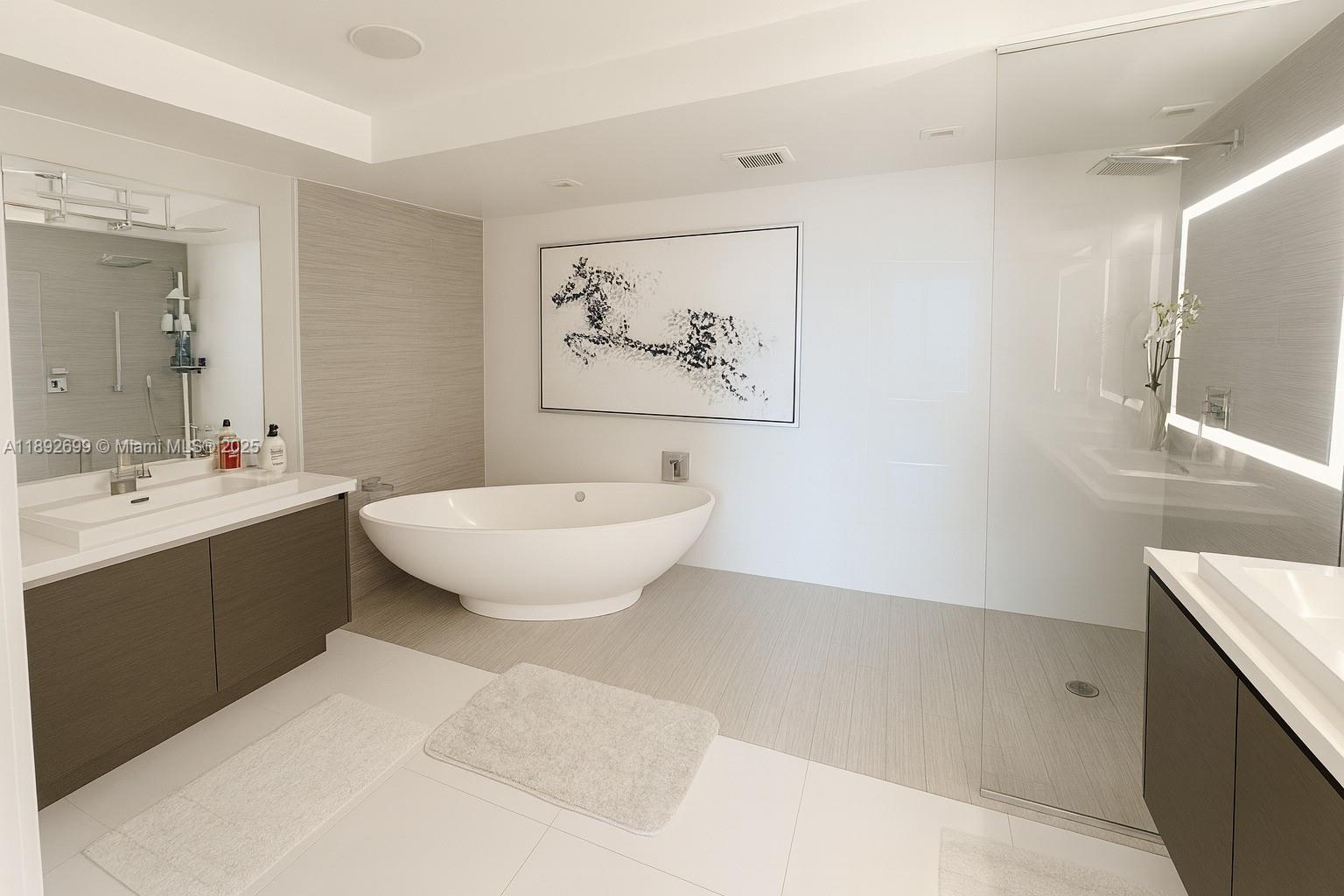 300 Sunny Isles Boulevard, Unit 42407 Sunny Isles Beach, FL 33160 - Photo 2 of 6 a view of a bathtub in a bathroom