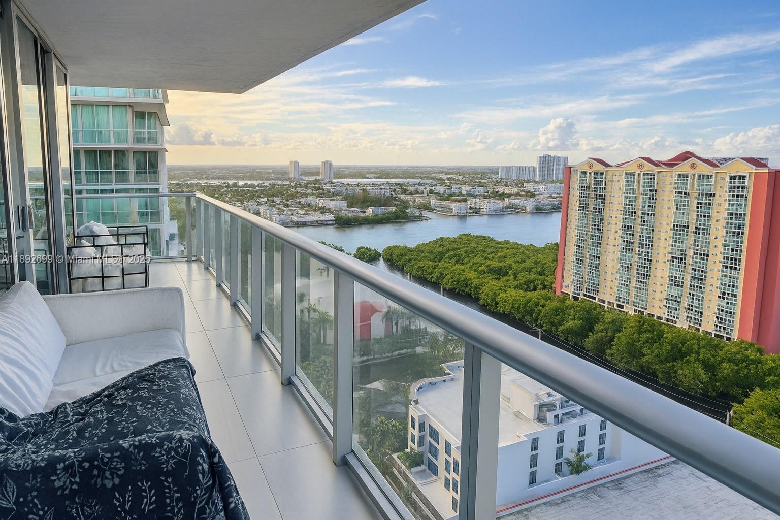 300 Sunny Isles Boulevard, Unit 42407 Sunny Isles Beach, FL 33160 - Photo 3 of 6 a view of balcony with city view