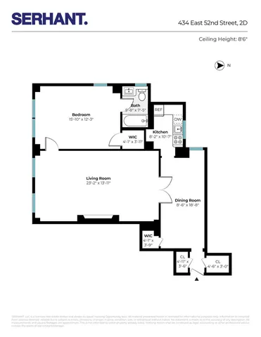 $785,000 | 434 East 52nd Street, Unit 2D | Midtown East