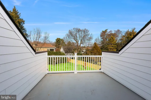 an empty room with entrance door