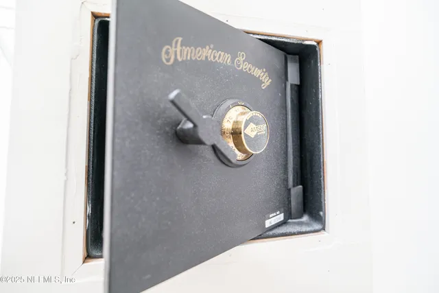 a view of kitchen with cabinets and wooden floor