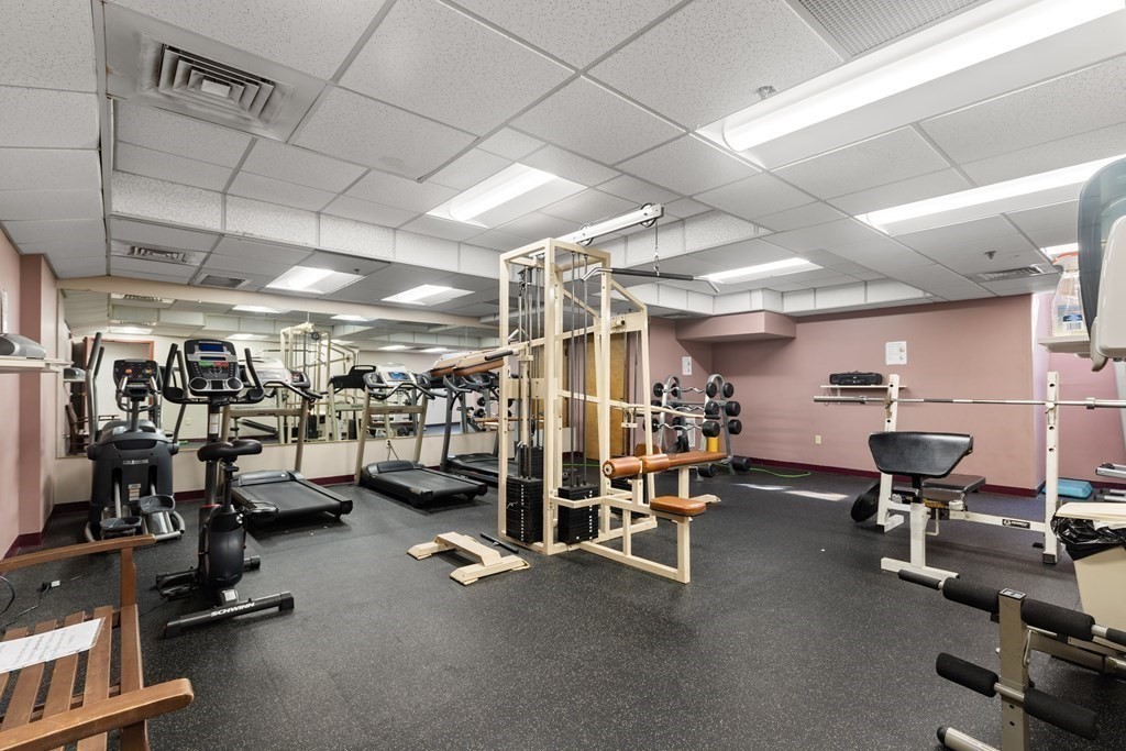 50 Rantoul Street, Unit 505 Beverly, MA 01915 - Photo 29 of 30 a view of a room with gym equipment