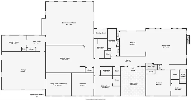 a picture of a room with a floor to ceiling window