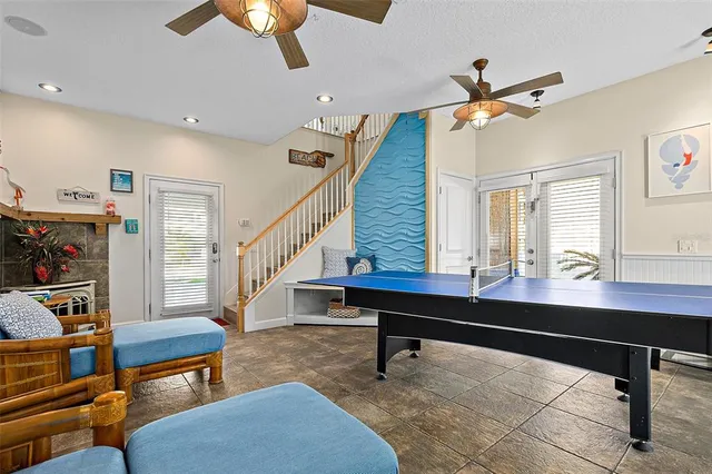 a room with musical instruments