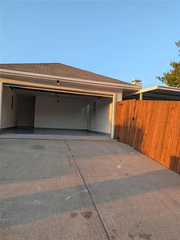 a backyard of a house