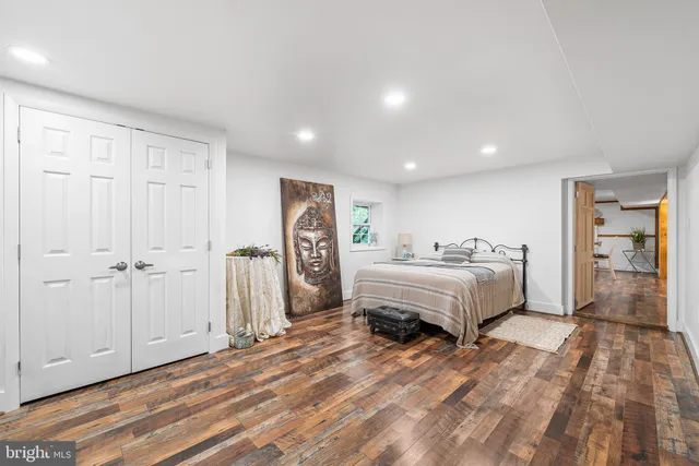 a view of a table and chairs in the garden