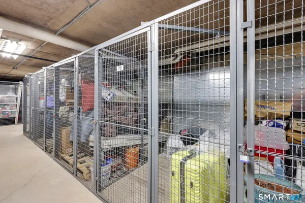 a view of storage and utility room