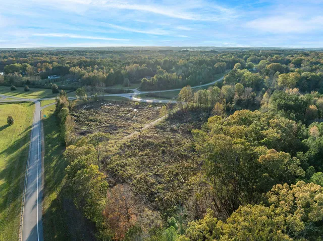 a view of lake with mountain