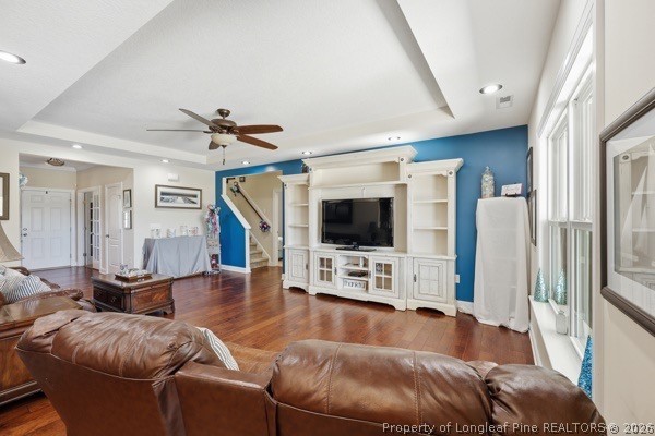 7289 Fire Dept Road Hope Mills, NC 28348 - Photo 12 of 49 a living room with furniture and a flat screen tv