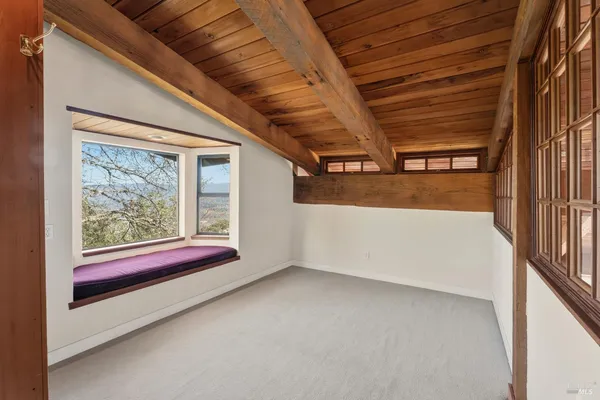 a view of a room with window