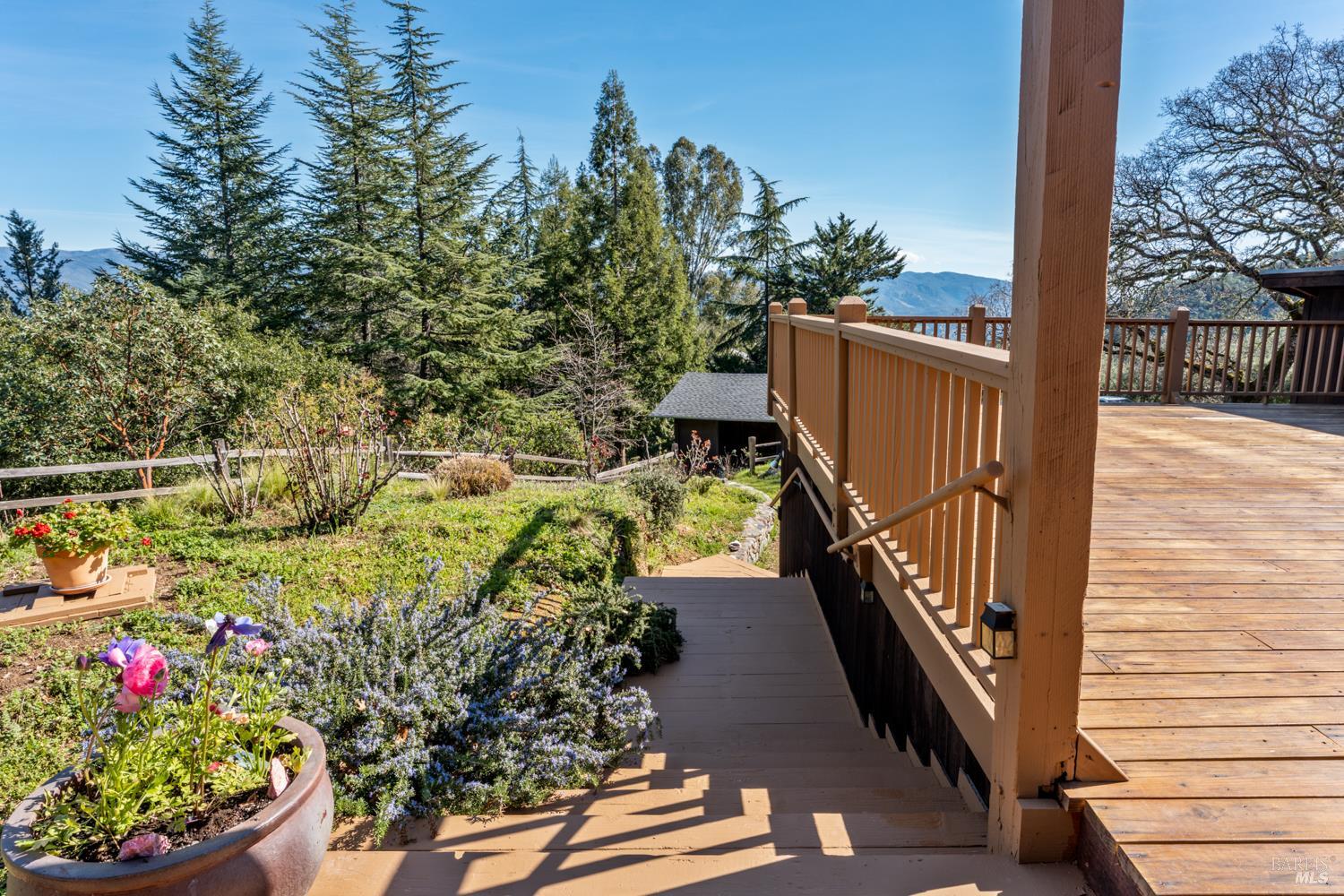 1411 Oak Knoll Road Ukiah, CA 95482 - Photo 26 of 45 a view of a potted flower in the corridor